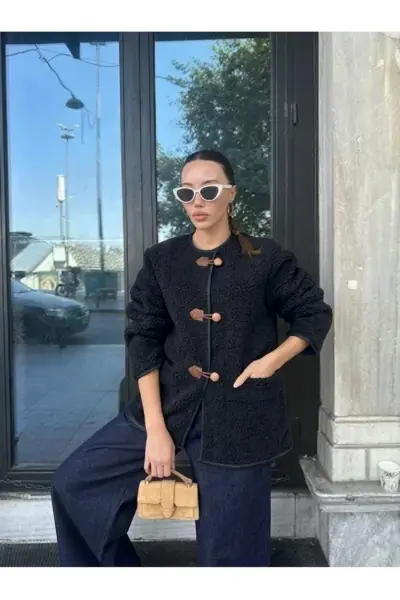 Cepli Kıvırcık Ceket