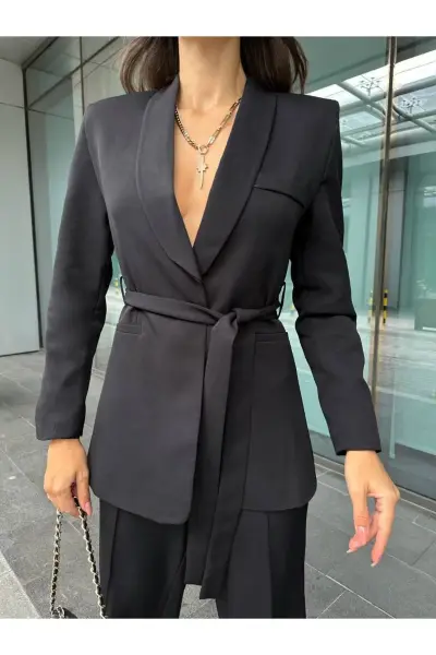 Şal Yaka Blazer Takım