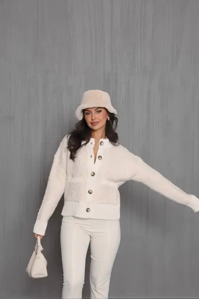 Ribana Detaylı Buklet Hırka